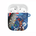 Darts NAIDOC Week 2026 Personalised AirPods Case Australia Flag Kangaroo Dhari Aboriginal Art
