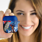 Darts NAIDOC Week 2026 Personalised AirPods Case Australia Flag Kangaroo Dhari Aboriginal Art