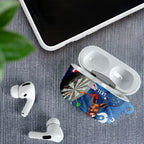 Darts NAIDOC Week 2026 Personalised AirPods Case Australia Flag Kangaroo Dhari Aboriginal Art
