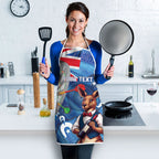 Darts NAIDOC Week 2026 Personalised Apron Australia Flag Kangaroo Dhari Aboriginal Art