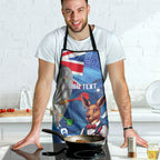 Darts NAIDOC Week 2026 Personalised Apron Australia Flag Kangaroo Dhari Aboriginal Art