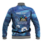 Darts NAIDOC Week 2026 Personalised Baseball Jacket Australia Flag Kangaroo Dhari Aboriginal Art