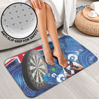Darts NAIDOC Week 2026 Personalised Bathroom Set Australia Flag Kangaroo Dhari Aboriginal Art