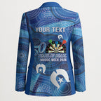 Darts NAIDOC Week 2026 Personalised Blazer Australia Flag Kangaroo Dhari Aboriginal Art