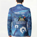 Darts NAIDOC Week 2026 Personalised Blazer Australia Flag Kangaroo Dhari Aboriginal Art