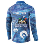 Darts NAIDOC Week 2026 Personalised Button Sweatshirt Australia Flag Kangaroo Dhari Aboriginal Art