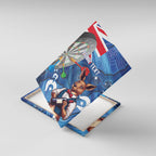 Darts NAIDOC Week 2026 Personalised Canvas Wall Art Australia Flag Kangaroo Dhari Aboriginal Art