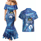 Darts NAIDOC Week 2026 Personalised Couples Matching Mermaid Dress and Hawaiian Shirt Australia Flag Kangaroo Dhari Aboriginal Art