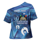 Darts NAIDOC Week 2026 Personalised Cross Shoulder Shirt Australia Flag Kangaroo Dhari Aboriginal Art