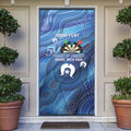 Darts NAIDOC Week 2026 Personalised Door Cover Australia Flag Kangaroo Dhari Aboriginal Art