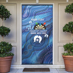 Darts NAIDOC Week 2026 Personalised Door Cover Australia Flag Kangaroo Dhari Aboriginal Art