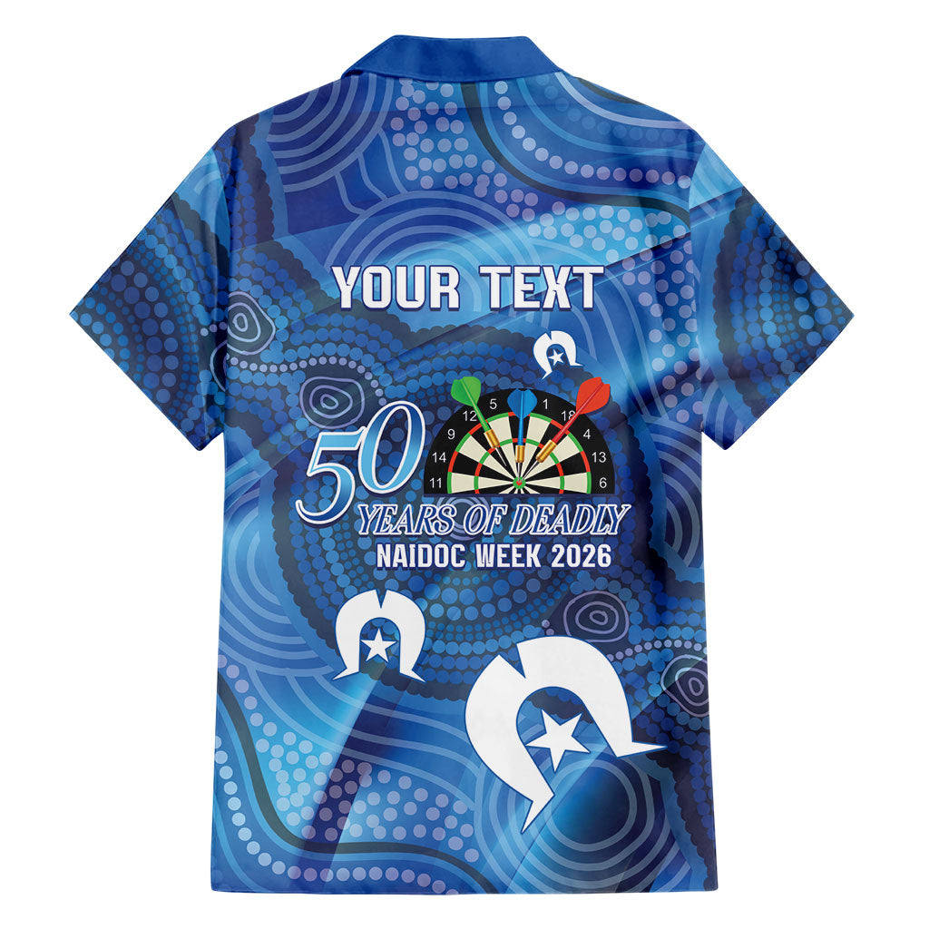 Darts NAIDOC Week 2026 Personalised Family Matching Mermaid Dress and Hawaiian Shirt Australia Flag Kangaroo Dhari Aboriginal Art