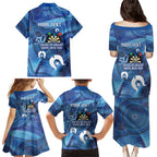 Darts NAIDOC Week 2026 Personalised Family Matching Puletasi and Hawaiian Shirt Australia Flag Kangaroo Dhari Aboriginal Art