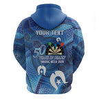 Darts NAIDOC Week 2026 Personalised Hoodie Australia Flag Kangaroo Dhari Aboriginal Art