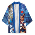 Darts NAIDOC Week 2026 Personalised Kimono Australia Flag Kangaroo Dhari Aboriginal Art