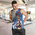 Darts NAIDOC Week 2026 Personalised Men Tank Top Australia Flag Kangaroo Dhari Aboriginal Art