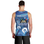Darts NAIDOC Week 2026 Personalised Men Tank Top Australia Flag Kangaroo Dhari Aboriginal Art