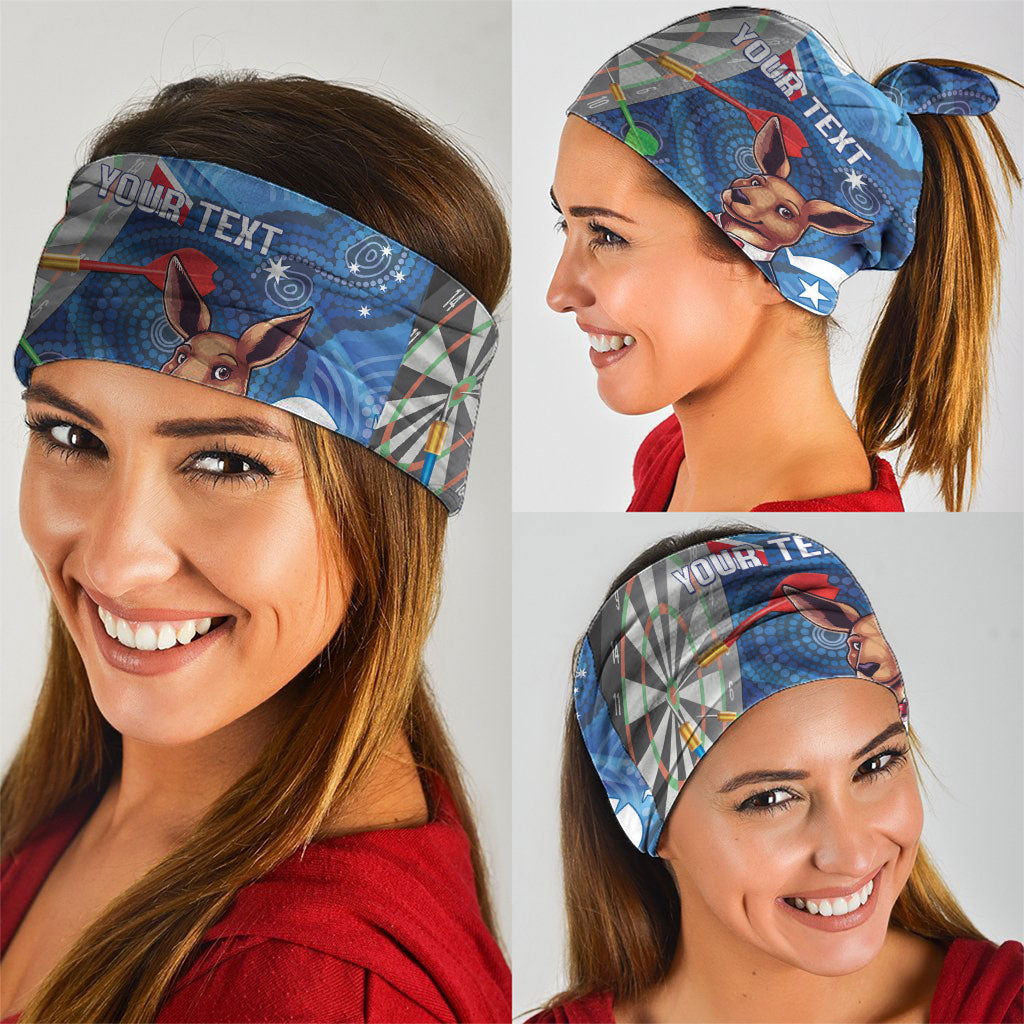 Darts NAIDOC Week 2026 Personalised Neck Gaiter Australia Flag Kangaroo Dhari Aboriginal Art