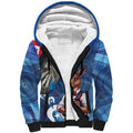 Darts NAIDOC Week 2026 Personalised Sherpa Hoodie Australia Flag Kangaroo Dhari Aboriginal Art