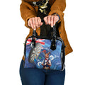 Darts NAIDOC Week 2026 Personalised Shoulder Handbag Australia Flag Kangaroo Dhari Aboriginal Art