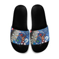 Darts NAIDOC Week 2026 Personalised Slide Sandals Australia Flag Kangaroo Dhari Aboriginal Art