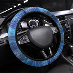 Darts NAIDOC Week 2026 Steering Wheel Cover Australia Flag Kangaroo Dhari Aboriginal Art