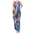 Darts NAIDOC Week 2026 Personalised Tank Maxi Dress Australia Flag Kangaroo Dhari Aboriginal Art