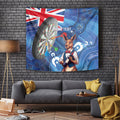 Darts NAIDOC Week 2026 Personalised Tapestry Australia Flag Kangaroo Dhari Aboriginal Art