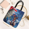 Darts NAIDOC Week 2026 Personalised Tote Bag Australia Flag Kangaroo Dhari Aboriginal Art