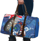 Darts NAIDOC Week 2026 Personalised Travel Bag Australia Flag Kangaroo Dhari Aboriginal Art