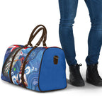 Darts NAIDOC Week 2026 Personalised Travel Bag Australia Flag Kangaroo Dhari Aboriginal Art