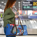 Darts NAIDOC Week 2026 Personalised Travel Bag Australia Flag Kangaroo Dhari Aboriginal Art