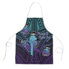 New Zealand Suicide Prevention Month Apron Maori Mauri Tu Mauri Ora Polynesian Pattern