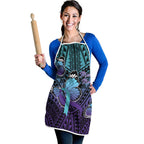 New Zealand Suicide Prevention Month Apron Maori Mauri Tu Mauri Ora Polynesian Pattern