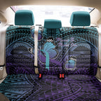 New Zealand Suicide Prevention Month Back Car Seat Cover Maori Mauri Tu Mauri Ora Polynesian Pattern