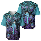 Personalised New Zealand Suicide Prevention Month Baseball Jersey Maori Mauri Tu Mauri Ora Polynesian Pattern