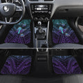 Personalised New Zealand Suicide Prevention Month Car Mats Maori Mauri Tu Mauri Ora Polynesian Pattern
