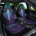 New Zealand Suicide Prevention Month Car Seat Cover Maori Mauri Tu Mauri Ora Polynesian Pattern