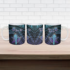 Personalised New Zealand Suicide Prevention Month Ceramic Mug Maori Mauri Tu Mauri Ora Polynesian Pattern