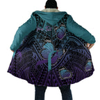 Personalised New Zealand Suicide Prevention Month Cloak Maori Mauri Tu Mauri Ora Polynesian Pattern