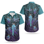 Personalised New Zealand Suicide Prevention Month Couples Matching Mermaid Dress and Hawaiian Shirt Maori Mauri Tu Mauri Ora Polynesian Pattern