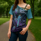 Personalised New Zealand Suicide Prevention Month Cross Shoulder Shirt Maori Mauri Tu Mauri Ora Polynesian Pattern
