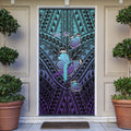 Personalised New Zealand Suicide Prevention Month Door Cover Maori Mauri Tu Mauri Ora Polynesian Pattern