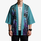Personalised New Zealand Suicide Prevention Month Kimono Maori Mauri Tu Mauri Ora Polynesian Pattern