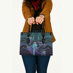 New Zealand Suicide Prevention Month Leather Bag Maori Mauri Tu Mauri Ora Polynesian Pattern