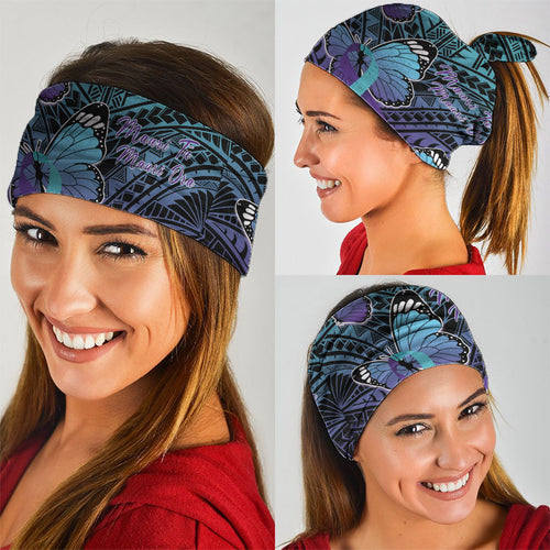 New Zealand Suicide Prevention Month Neck Gaiter Maori Mauri Tu Mauri Ora Polynesian Pattern