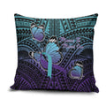 New Zealand Suicide Prevention Month Pillow Cover Maori Mauri Tu Mauri Ora Polynesian Pattern
