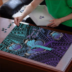 New Zealand Suicide Prevention Month Puzzle Maori Mauri Tu Mauri Ora Polynesian Pattern
