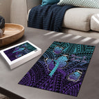 New Zealand Suicide Prevention Month Puzzle Maori Mauri Tu Mauri Ora Polynesian Pattern