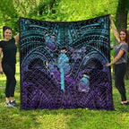 New Zealand Suicide Prevention Month Quilt Maori Mauri Tu Mauri Ora Polynesian Pattern